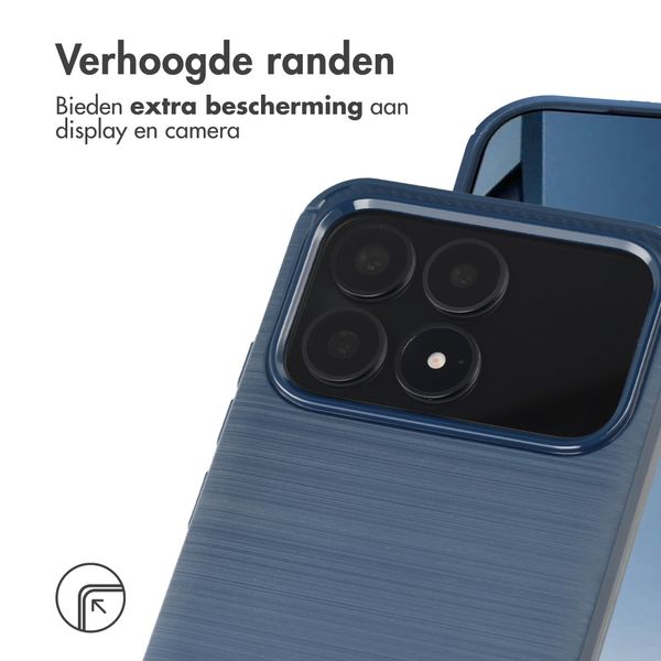 imoshion Brushed Backcover Xiaomi Poco F8 Pro - Donkerblauw