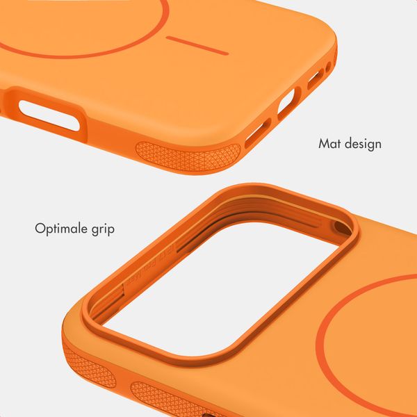 imoshion Color Backcover met Thin MagSafe Ring Apple iPhone 17 Pro - Oranje