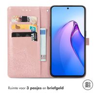 imoshion Mandala Bookcase Oppo Reno 8 Pro 5G - Rose Gold