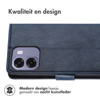 imoshion Luxe Bookcase Oppo A6x (4G/5G) - Donkerblauw