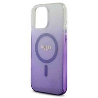 Guess MagSafe IML Glitter Gradient Case iPhone 16 Pro Max - Purple