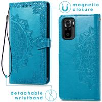 imoshion Mandala Bookcase Xiaomi Redmi Note 10 (4G) / Note 10S - Turquoise