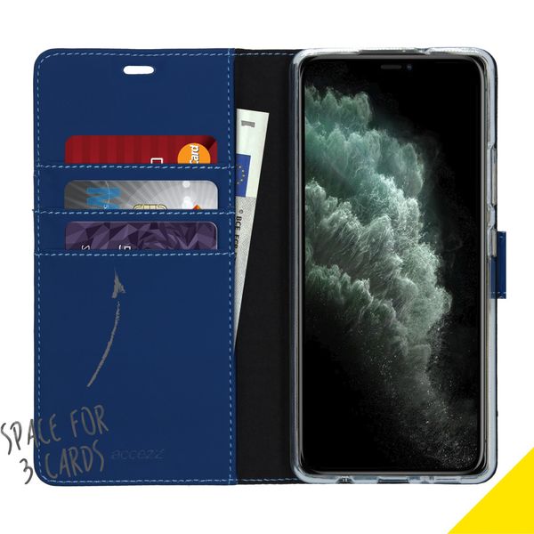 Accezz Wallet Softcase Bookcase Samsung Galaxy A42 - Donkerblauw