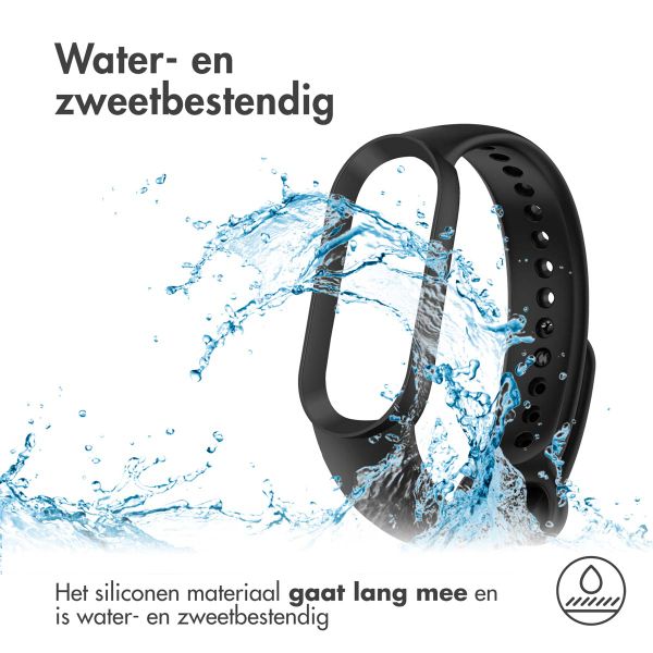 imoshion Siliconen Sport bandje Xiaomi Mi Band 5 / 6 - Zwart