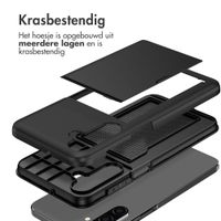 imoshion Backcover met pasjeshouder Samsung Galaxy A18 (4G) - Zwart
