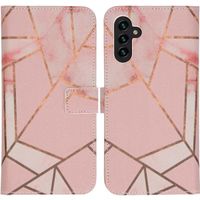 imoshion Design Softcase Bookcase Samsung Galaxy A13 (5G) / A04s - Pink Graphic