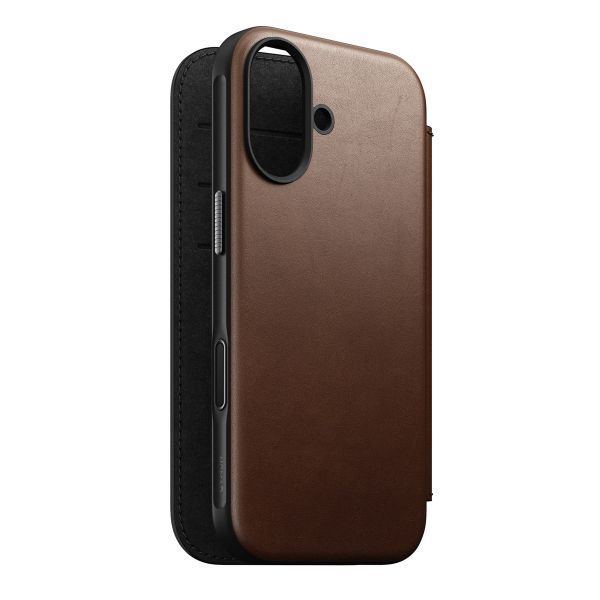 Nomad Modern Leather FolioBookcase Apple iPhone 17 - Bruin