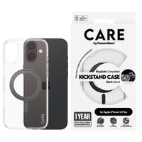 CARE by PanzerGlass Kickstand Case MagSafe Apple iPhone 16 Plus - Zwart