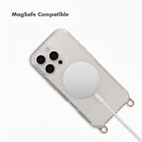 Selencia Rivièra MagSafe Back Cover with detachable hooks Apple iPhone 16 Pro - Transparent