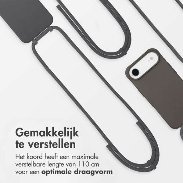 imoshion Color Backcover met afneembaar koord met MagSafe Apple iPhone Air - Black Coffee