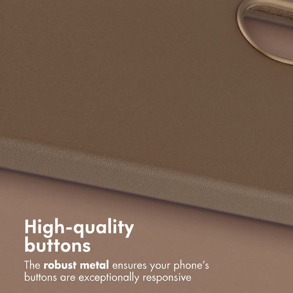 Accezz Leather Case with MagSafe Samsung Galaxy A57 (5G) - Coffee Brown