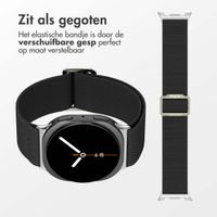 imoshion Elastisch Nylonbandje voor de Samsung Galaxy Watch 8 (Classic) - 40 / 44 / 46mm - Zwart