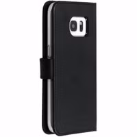 Selencia Echt Leren Bookcase Samsung Galaxy S7 - Zwart