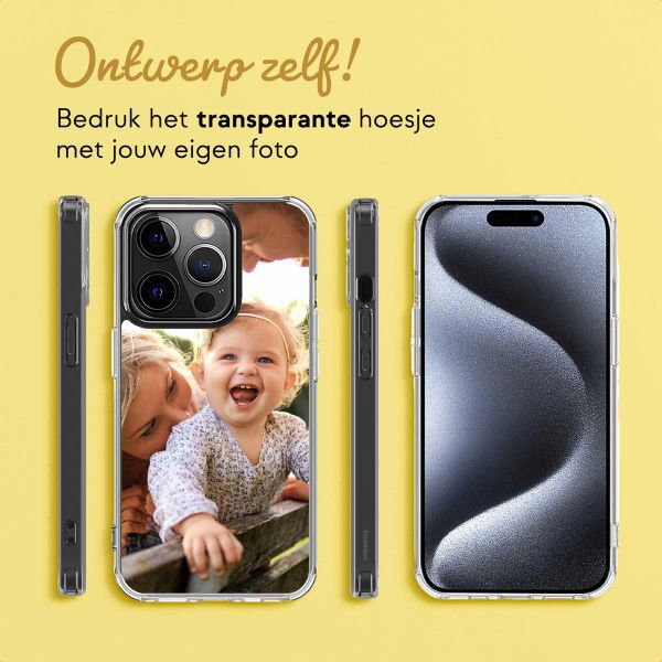 Ontwerp je eigen MagSafe Clear Case Apple iPhone 15 Pro - Transparant