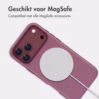 imoshion Color Backcover met Thin MagSafe Ring Apple iPhone 18 Pro / 17 Pro - Paars