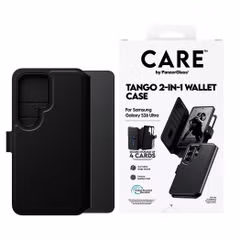 CARE by PanzerGlass Tango 2 in 1 Wallet Case MagSafe Samsung Galaxy S26 Ultra - Transparant