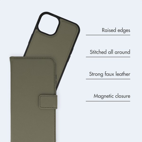imoshion Detachable 2-in-1 Luxury Bookcase Apple iPhone 14 - Green
