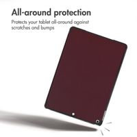 imoshion Trifold Book Case Apple iPad 9 (2021) 10.2 inch / iPad 8 (2020) 10.2 inch / iPad 7 (2019) 10.2 inch - Bordeaux
