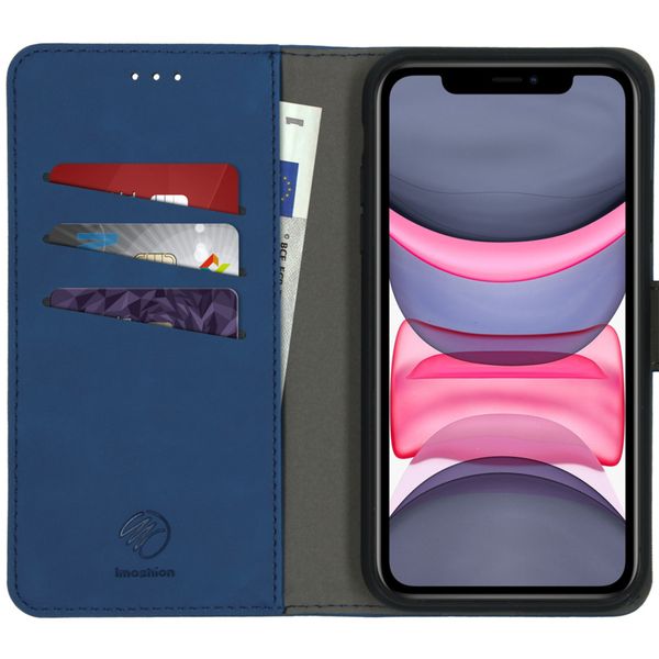 imoshion Uitneembare 2-in-1 Luxe Bookcase iPhone 11 - Donkerblauw