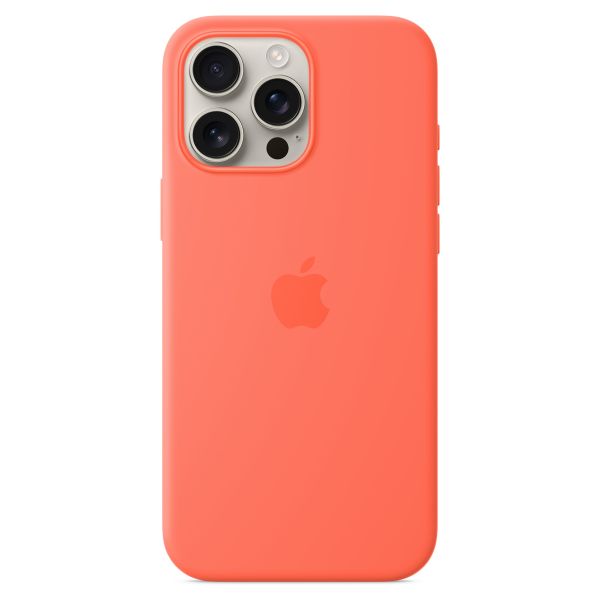 Apple Silicone Backcover MagSafe Apple iPhone 16 Pro Max - Tangerine Orange