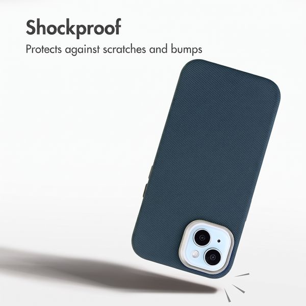 Accezz Mesh Back Cover with MagSafe Apple iPhone 15 - Dark Blue