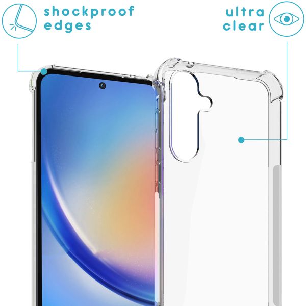 imoshion Backcover met koord Samsung Galaxy A35 - Zwart / Goud