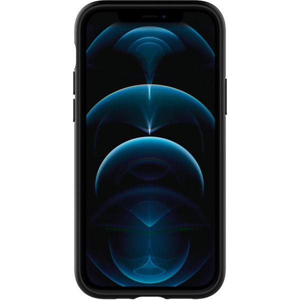 Spigen Slim Armor CS Backcover Apple iPhone 12 (Pro) - Donkerblauw