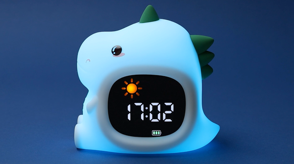 imoshion Kids Slaaptrainer - Nachtlampje met Speaker - Kinderwekker - Dino