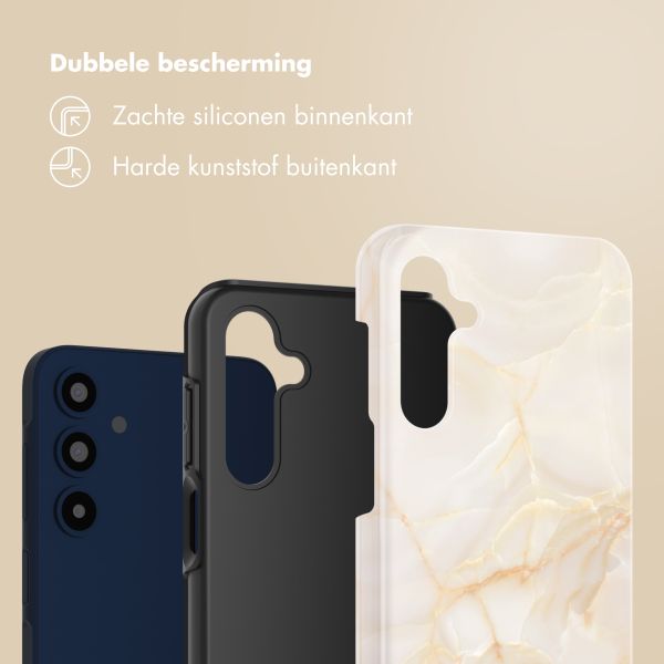 Selencia Vivid Backcover Samsung Galaxy A16 - Golden Beige Marble