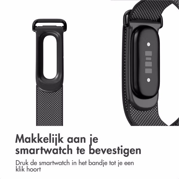 imoshion Nylon bandje Fitbit Air - Zwart