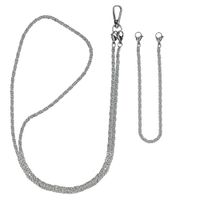 Selencia Universeel telefoonkoord ketting - Zilver