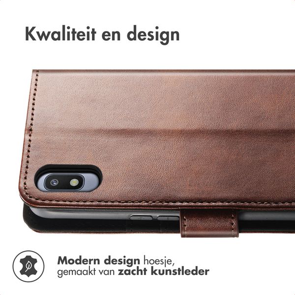 imoshion Luxe Bookcase Samsung Galaxy A10 - Donkerbruin