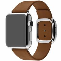 Apple Leather Band Modern Buckle Apple Watch | 38/40/41/42 mm - Maat S - Bruin
