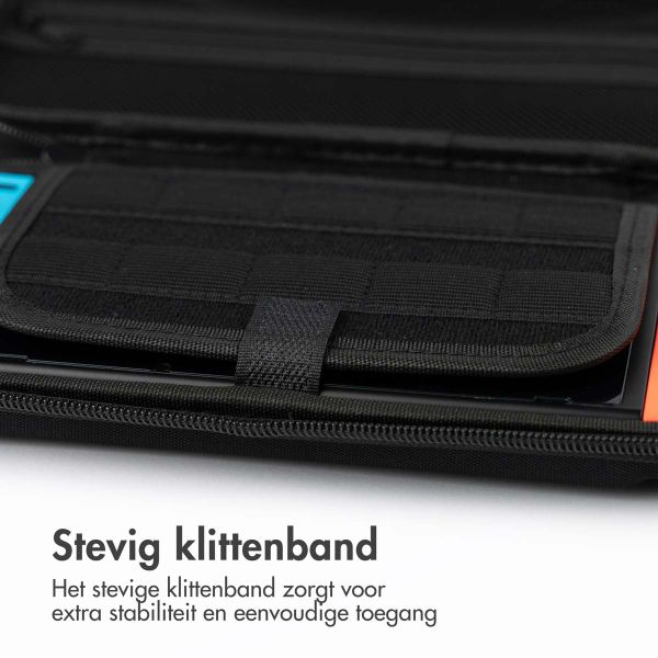 imoshion Nintendo Switch 2 Case met ritsvak - Hoes Nintendo Switch 2 / Switch (OLED) met handvat - Zwart