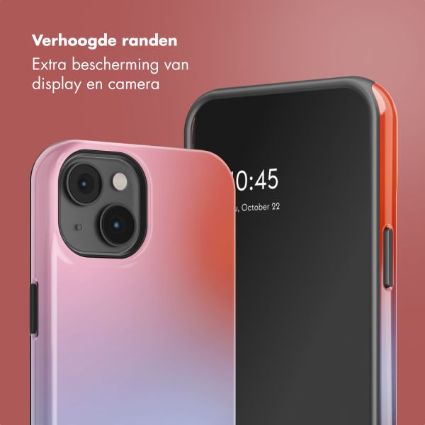 Selencia Vivid Backcover met MagSafe Apple iPhone 14 - Gradient Soft Blush