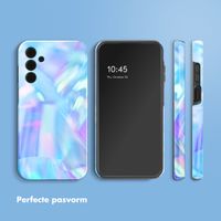 Selencia Vivid Tough Backcover Samsung Galaxy A15 - Holographic Blue Dream