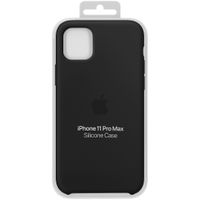 Apple Silicone Backcover Apple iPhone 11 Pro Max - Black