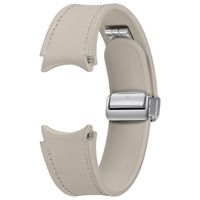 Samsung Originele D-Buckle Hybrid Leather Band Normal M/L Galaxy Watch 6 / 6 Classic / 5 / 5 Pro - Etoupe