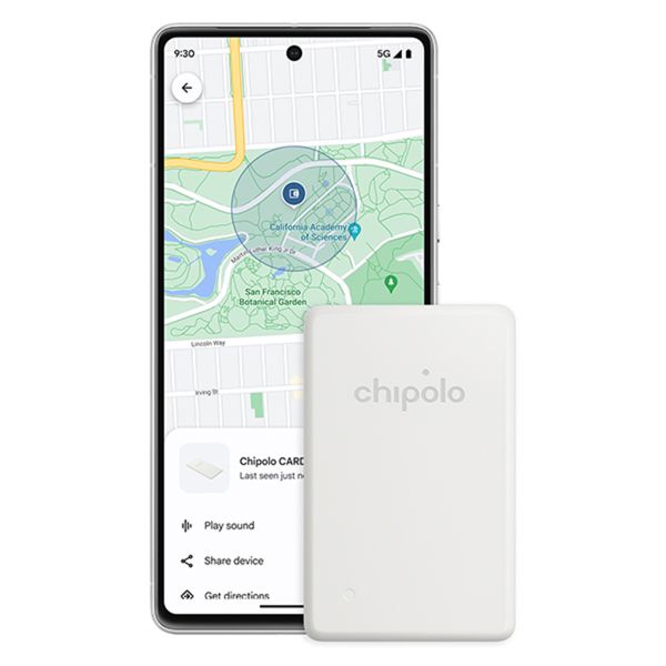 Chipolo Card Point- Bluetooth tracker voor Android - 1 pack - Wit