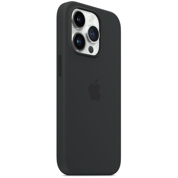 Apple Silicone Back Cover with MagSafe Apple iPhone 14 Pro - Midnight