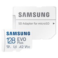 Samsung EVO Plus microSD 2024 - 128GB - inclusief SD Adapter - UHS-I/U3/Full HD/4K UHD