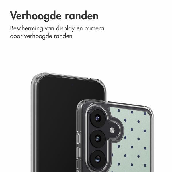 imoshion Design hoesje Samsung Galaxy A55 - Polka Dot Mintgroen