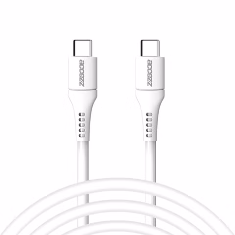 Accezz USB-C naar USB-C kabel - 2 meter - Wit