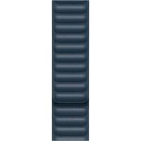 Apple Leather Link Apple Watch Series 1-10 / SE / Ultra (2) - 42/44/45/46/49 mm - Maat M/L - Baltic Blue