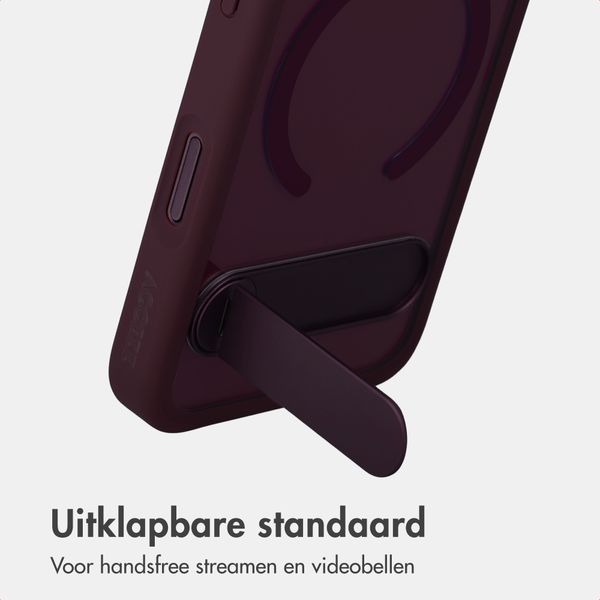 Accezz Hold Backcover met MagSafe Apple iPhone 18 Pro / 17 Pro - Dark Cherry