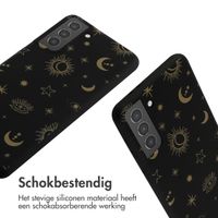 imoshion Siliconen design hoesje met koord Samsung Galaxy S21 Plus - Sky Black