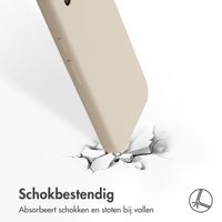 Accezz Liquid Silicone Backcover Google Pixel 9A - Stone