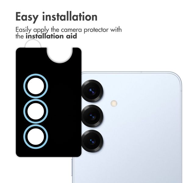 imoshion Camera Protector Glass 2-pack Samsung Galaxy S25 - Icyblue