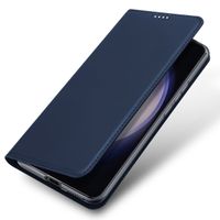 Dux Ducis Slim Softcase Bookcase Samsung Galaxy S24 - Donkerblauw