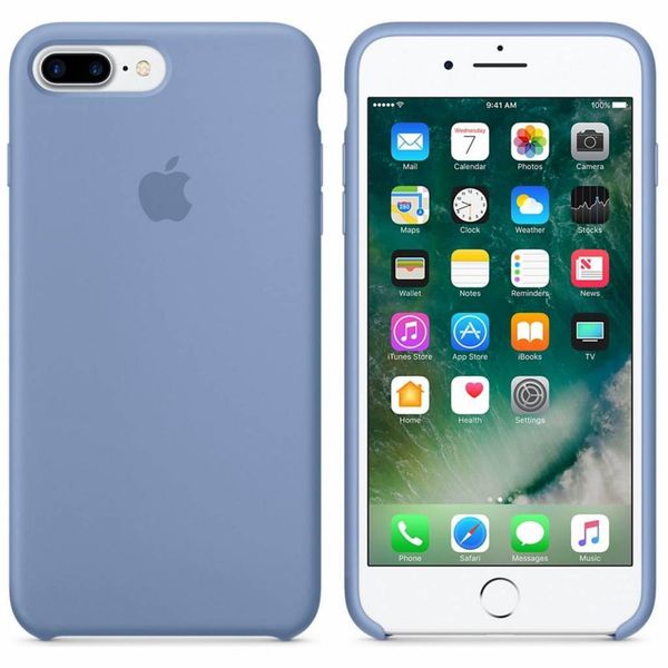 Apple Silicone Backcover Apple iPhone 8 Plus / 7 Plus - Azure